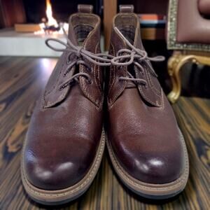 Men’s Size 10.5 BOSTONIAN Brown Leather Chukka Boots Excellent Condition